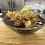 立ち喰いそば屋 天勇 - ゲソ天蕎麦