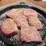 げんや - 上ハラミ塩焼 1,600円