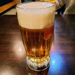 沖縄食堂 てぃんがーら - 令和6年1月
営業時間(17:00〜24:00)
オリオン生ビール 税込550円