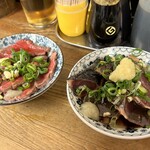 銀座屋  - 牛たたき　カツオたたき