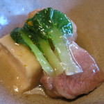 土家 - 25年12月　鴨、蕎麦の実入り飛竜頭、ターサイの煮物