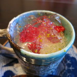 土家 - 25年12月　リンゴシャーベット、苺、ゼリー