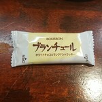 キッチン ブルー グローブ - お菓子のアップ