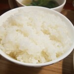 キッチン ブルー グローブ - ご飯大盛りのアップ