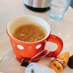 エベレストフード - スープは、セルフコーナーよりおかわり自由☆
玉子スープ、美味しかった～