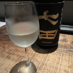 酒家 魚肉菜 虹晴れ - 七田 純米大吟醸 1100円　(2023.12)