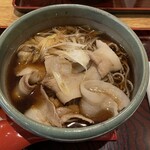 松月庵 - 肉なん蕎麦¥850（税別）豚バラ肉たくさん(^^)