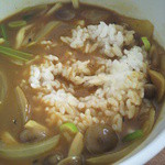 ごはん畑 - カレーうどんに小ライス