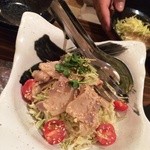 くつろぎ屋台 万作 - 豚しゃぶサラダ