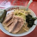 新ラーメンショップ - ネギチャーシュー麺　大盛り　麺硬め脂コッテリ味濃いめ