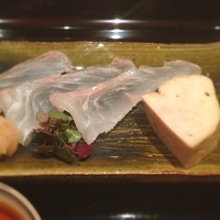 日本料理 晴山 - 平目とあんきも