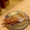 回し寿司 活 活美登利 - 大赤海老の海老みそのせ