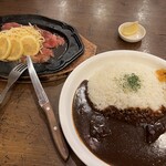 ふらんす亭 - レモンステーキとカレーライス