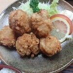 魚捨 - からあげ定食@800