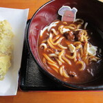 Udon Kaikatei - くま工場長のデミグラスうどん、侍ちくわ天