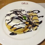 イタリアン・トマト カフェジュニア - チョコバナナパンケーキ！