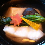 米倉 - 2013.12　クエと豆乳胡麻豆腐のお椀