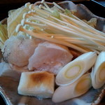 米倉 - 2013.12　クエ鍋一人前の具材