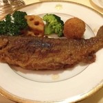 日光金谷ホテル - ニジマスソテー