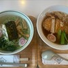 Resutoran Ishigamino Oka - 石神塩ラーメンと県産豚のロースカツラーメン