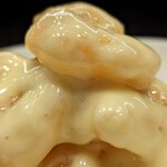 七席中華 コバコ - そこにとろ～りお手製のマヨが‥。お皿に残ったマヨをお箸でとって食べちゃう