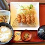 Wafuu resutoram marumatsu - 牡蠣フライ定食