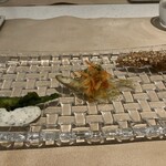 フランス料理 タンモア - アミューズ　わかさぎ3種