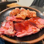 藤むら - 特上ロースと上ミノ(タレ)