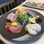 全席完全個室居酒屋 和ノ音 - 5種盛り合わせのお刺身