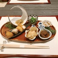 懐石 三田ばさら 別邸 - 先付8種盛り合わせ