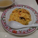 餃子の王将 - カニ玉(塩ダレ)