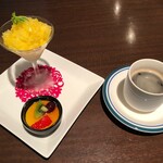 菜厨瑠 - ランチのデザート、ドリンク