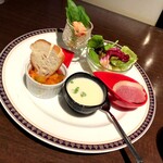 菜厨瑠 - ランチの前菜！