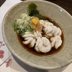 寿し肴和志 - ◉ 真鱈白子ポン酢　1,550円
      　　息子と取り合いしました❗️