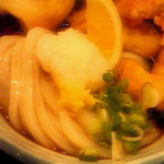 とり天冷やしうどん