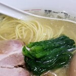 塩そば専門店 桑ばら - ホルモン出汁の塩と鰻丼の定食