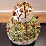 京氷ゆきみ庵 - 洋梨ピスタチオ