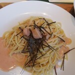COCOKARA CAFE - イカと明太子のパスタ