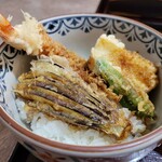 そば処 松涛庵 - 天丼せいろ御膳の天丼