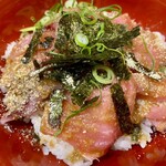 Warayaki To Nabe Yui - 上からパシャ
                        海鮮丼じゃなく漬け丼でした