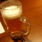 柳町 一刻堂 - 生ビール(2013/12)