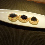トラットリア フィオーレ - キャビア３種(2013/12)