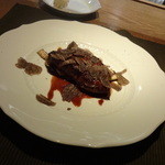 トラットリア フィオーレ - 佐賀の和牛黒トリュフ添え(2013/12)