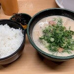 天八うどん どんでん - かす汁定食