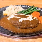 ステーキ＆シーフードレストラン スパイスハウス - 《黒毛和牛ハンバーグ》