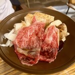 酒とワイン KASURI - 和牛のすき焼き風