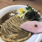 めん処 きよ洲 - 玉ねぎ、柚子、カイワレ、海苔、豚チャーシューが合う！