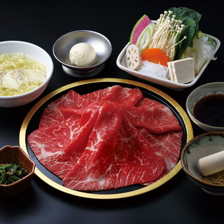 [Kobe beef] shabu shabu course now available!