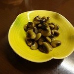 手打ちそば にはち - 浸し鞍掛豆