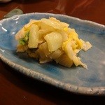 手打ちそば にはち - ゆばと白菜の酢味噌和え